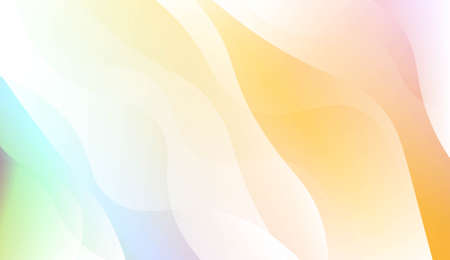 Abstract Background With Wave Gradient Shape. For Creative Templates, Cards, Color Covers Set. Vector Illustration with Color Gradientのイラスト素材