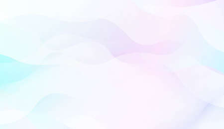 Wavy Background with Lines. Design For Your Header Page, Ad, Poster, Banner. Vector Illustration with Color Gradientのイラスト素材