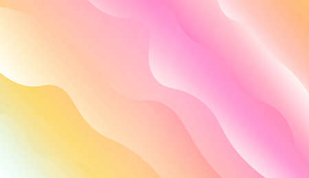 Modern Background With Wave Gradient Shape. For Your Design Wallpapers Presentation. Vector...