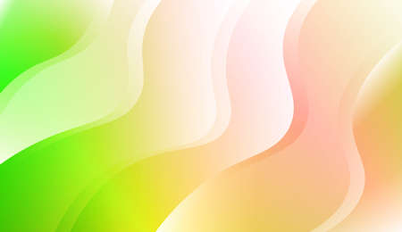 Template Modern Background With Curves Lines. For Elegant Pattern Cover Book. Vector Illustration with Color Gradientのイラスト素材