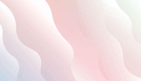 Wave Modern Background. For Your Design Wallpaper, Presentation, Banner, Flyer, Cover Page, Landing Page. Vector Illustration with Color Gradientのイラスト素材