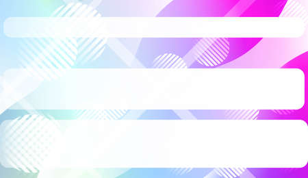 Wavy Background with Lines, Circle. For Cover Page, Landing Page, Banner. Vector Illustration.のイラスト素材