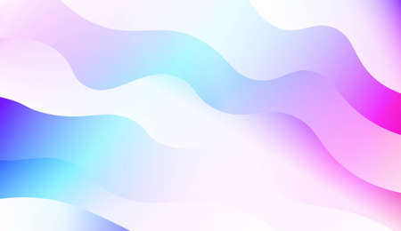 Template Background With Wave Geometric Shape. Design For Cover Page, Poster, Banner Of Websites....