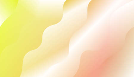 Blurred Decorative Design In Modern Style With Wave, Curve Lines. For Elegant Pattern Cover Book. Vector Illustration with Color Gradientのイラスト素材