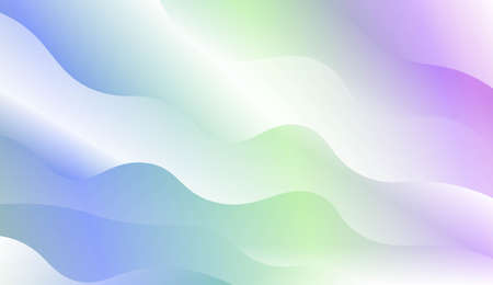 Geometric Pattern With Lines, Wave. For Flyer, Brochure, Booklet And Websites Design Vector Illustration with Color Gradientのイラスト素材