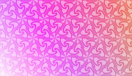 Holiday geometric pattern. For textile, holiday decoration,fabric,cloth,gift paper,prints,decor. Vector illustration. Gradient color.のイラスト素材