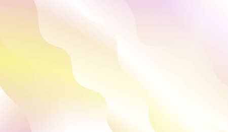 Modern Shiny Waves. For Your Design Ad, Banner, Cover Page. Vector Illustration with Color Gradientのイラスト素材