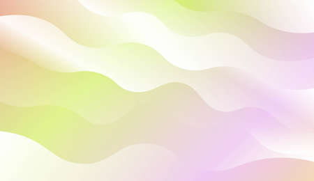 Modern Background With Dynamic Effect. For Futuristic Ad, Booklets. Vector Illustration with Color Gradientのイラスト素材