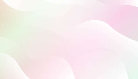 Blurred Decorative Design In Modern Style With Wave, Curve Lines. For Design, Presentation, Business. Vector Illustration with Color Gradientのイラスト素材