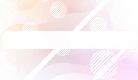 Futuristic Color Design Geometric Wave Shape, Lines, Circle. Dynamic shapes composition for landing page. For Your Banner, Flyer, Cover Page, Landing Page. Vector Illustration with Color Gradientのイラスト素材