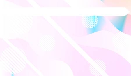 Dynamic shapes composition with Abstract Shiny Waves, Lines, Circle, Space for Text. For Template Cell Phone Backgrounds. Vector Illustration with Color Gradientのイラスト素材