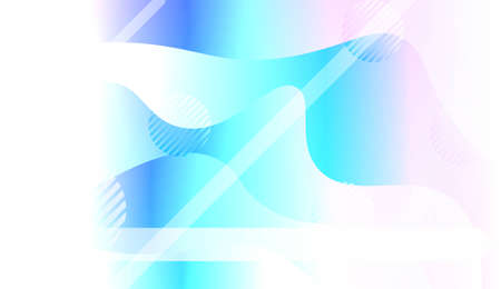 Geometric Pattern With Lines, Wave. For Flyer, Brochure, Booklet And Websites Design Vector Illustration with Color Gradientのイラスト素材