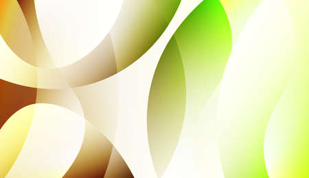 Curve Line and Wave Layer Background. For Cover Page, Landing Page, Banner. Colorful Vector Illustrationのイラスト素材