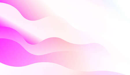 Blurred Decorative Design In Modern Style With Wave, Curve Lines. For Design, Presentation, Business. Vector Illustration with Color Gradientのイラスト素材