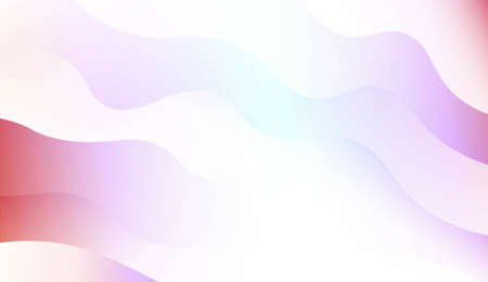 Template Modern Background With Curves Lines. Design For Cover Page, Poster, Banner Of Websites. Vector Illustration with Color Gradientのイラスト素材
