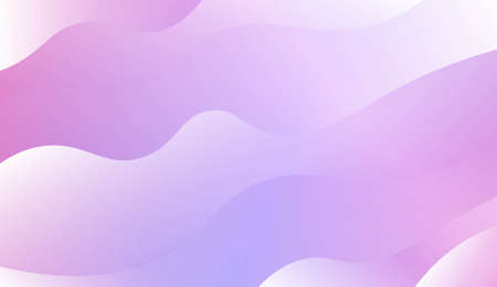 Modern Wavy Background. For Template Cell Phone Backgrounds. Vector Illustration with Color Gradientのイラスト素材