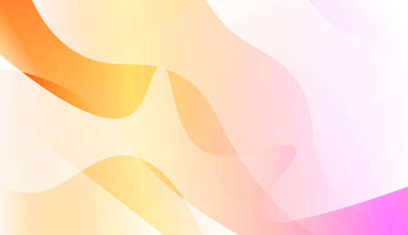 Blurred Decorative Design In Abstract Style With Wave, Curve Lines. For Design, Presentation, Business. Vector Illustration with Color Gradientのイラスト素材