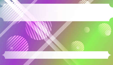 Background with Lines, Circle. For Your Design Ad, Banner, Cover Page. Vector Illustration with Color Gradient