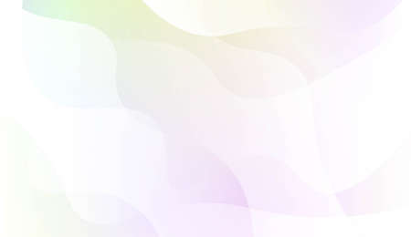 Abstract Geometric Wave Shape with Gradient Soft Colorful Background. For Your Design Wallpaper, Presentation, Banner, Flyer, Cover Page, Landing Page. Vector Illustrationのイラスト素材