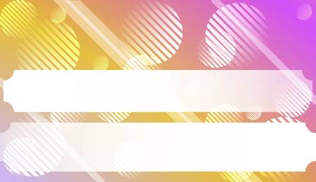 Dynamic shape background With Gradient Shape, Line, Circle, Space for Text. For Futuristic Ad, Booklets. Vector Illustration with Color Gradientのイラスト素材