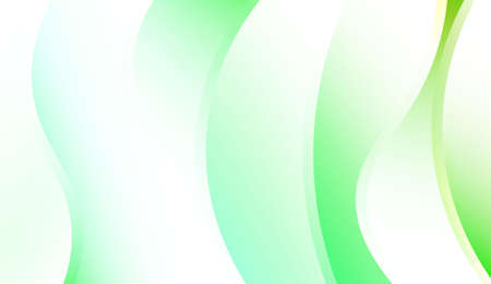 Template Background With Wave Geometric Shape. For Your Design Wallpaper, Presentation, Banner, Flyer, Cover Page, Landing Page. Colorful Vector Illustration.のイラスト素材