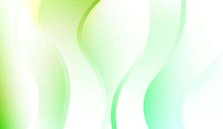 Template Creative Background With Curves Lines. For Cover Page, Landing Page, Banner. Colorful Vector Illustration.のイラスト素材