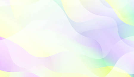 Wave Abstract Background with line, geometric shape. Creative Gradient Background. For Greeting Card, Brochure, Banner Calendar. Vector Illustrationのイラスト素材