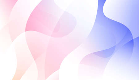 Creative Background With Wave Gradient Shape. For Your Design Wallpapers Presentation. Colorful Vector Illustrationのイラスト素材