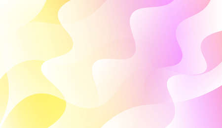 Template Background With Wave Geometric Shape. For Template Cell Phone Backgrounds. Vector Illustration with Color Gradientのイラスト素材