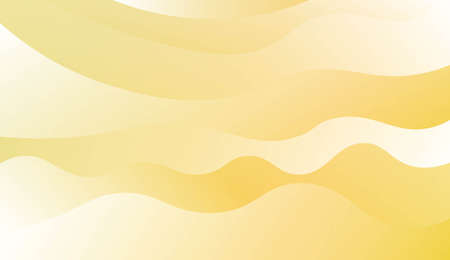 Template Background With Wave Geometric Shape. Design For Cover Page, Poster, Banner Of Websites. Vector Illustration with Color Gradientのイラスト素材