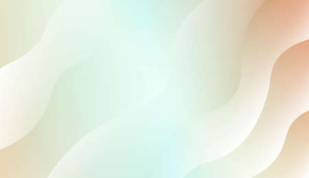 Template Modern Background With Curves Lines. Design For Cover Page, Poster, Banner Of Websites....