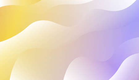 Template Background With Wave Geometric Shape. For Design, Presentation, Business. Vector Illustration with Color Gradientのイラスト素材