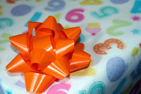 Colorful gift wrapの写真素材
