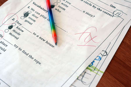 Homeworkの写真素材