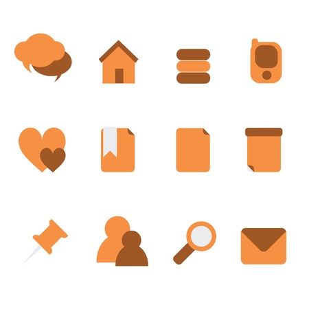 glossy web icons for designs, buttons and web icons and othersのイラスト素材