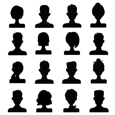 Character or people avatar icons vector illustrationのイラスト素材