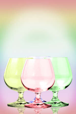 Glass, colorの写真素材