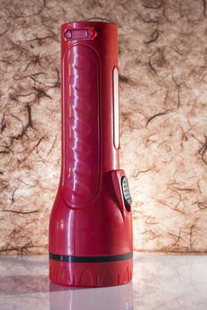  red torch on a  backgroundの写真素材