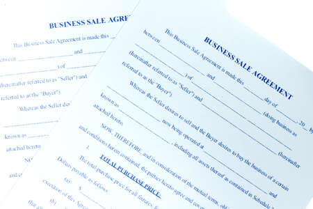 Sales Agreementの写真素材