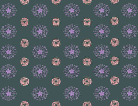 Beautiful floral backgroundの写真素材