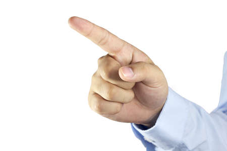  Hand push man workforce for work conceptの写真素材