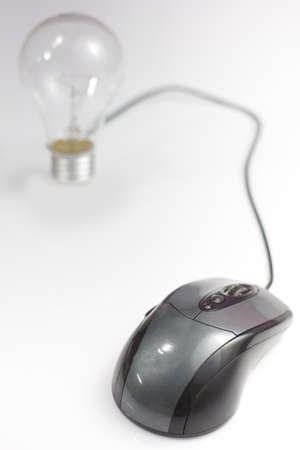 Click the mouse ideasの写真素材