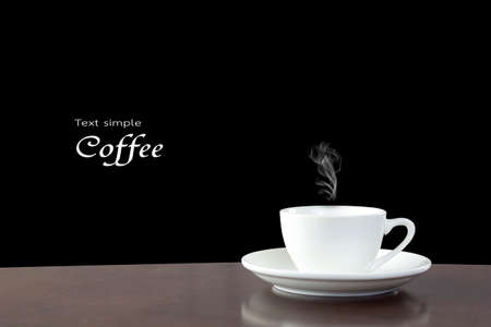 Coffee and sweets to tasty on a wooden floor