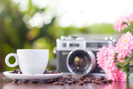 Beautiful coffee still lifeの写真素材