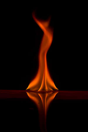 Fire flames on a  backgroundの写真素材