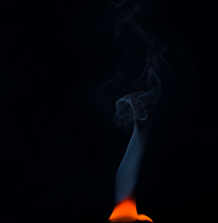 Fire flames on a  background
