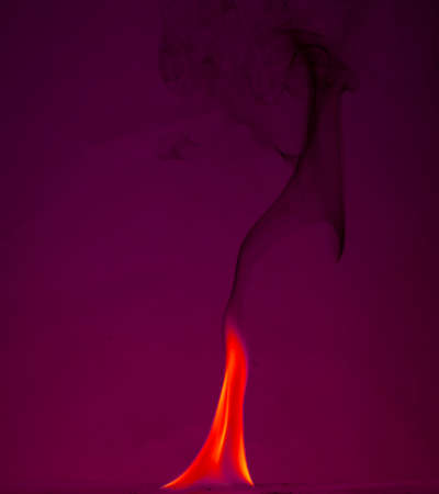 Fire flames on a  backgroundの写真素材