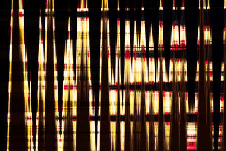 Abstract colored lights in motion