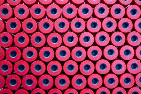 microbiological pipette in the genetic laboratory colorの写真素材