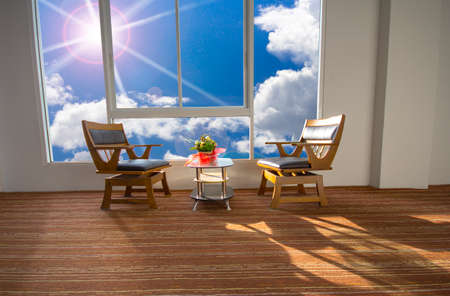 sit back and relax publicの写真素材